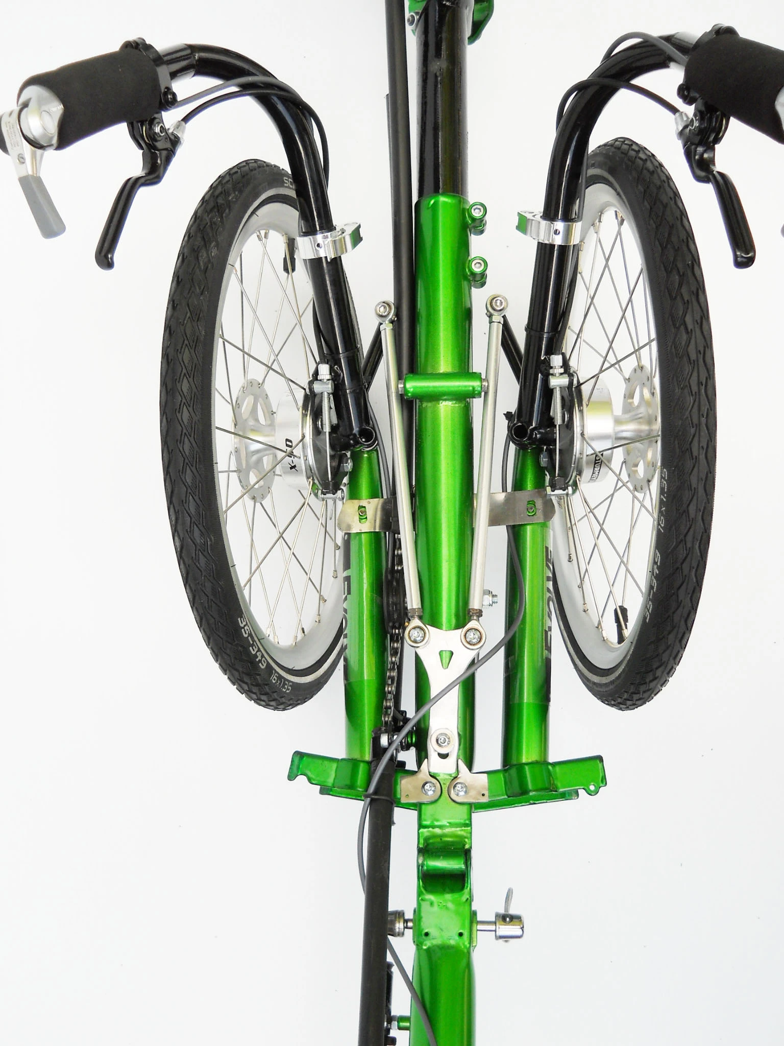 The Evolve recumbent trike reportedly folds up very small, very fast