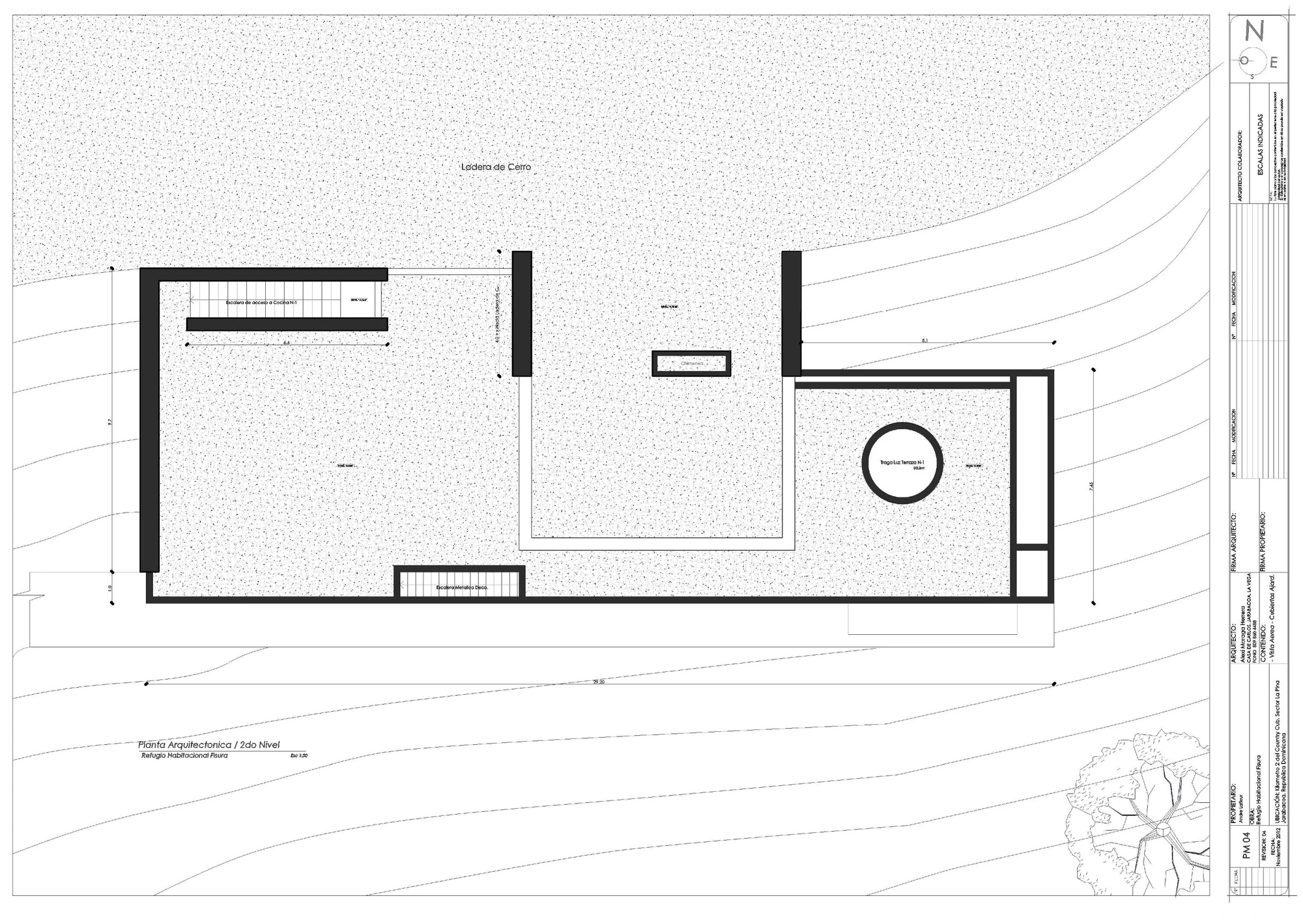 Architectural drawing of the RD House (Image: Vasho)