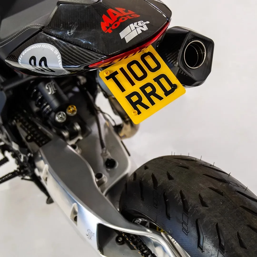 Supercharged Speed Triple RR is being sold by Thornton Hundred for £55,000, which is just north of US$70,000