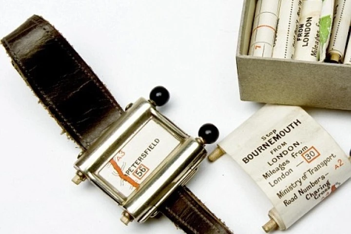 The 1920s-era GPS is among the items on show at the British Library Business and Intellectual Property Centre