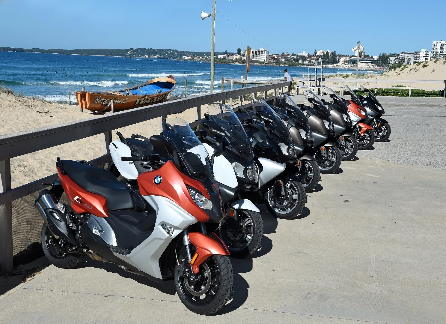 BMW's C650 Sport and GT: lined up for the Australian launch in Sydney