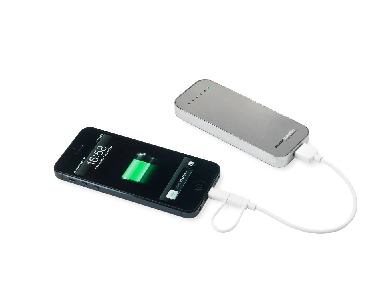 The Powermonkey Discovery is able to recharge your smartphone several times while on-the-go