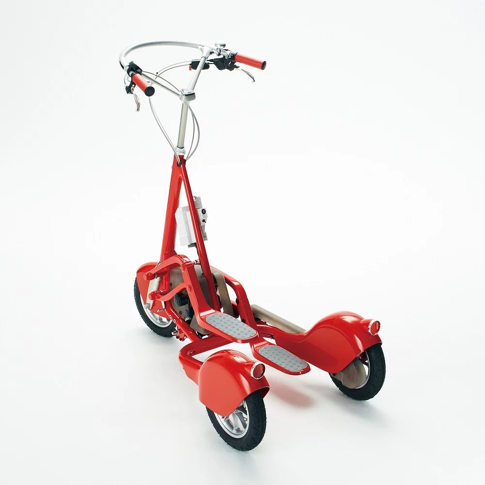 The Walking Bicycle converts up and down motion into forward momentum