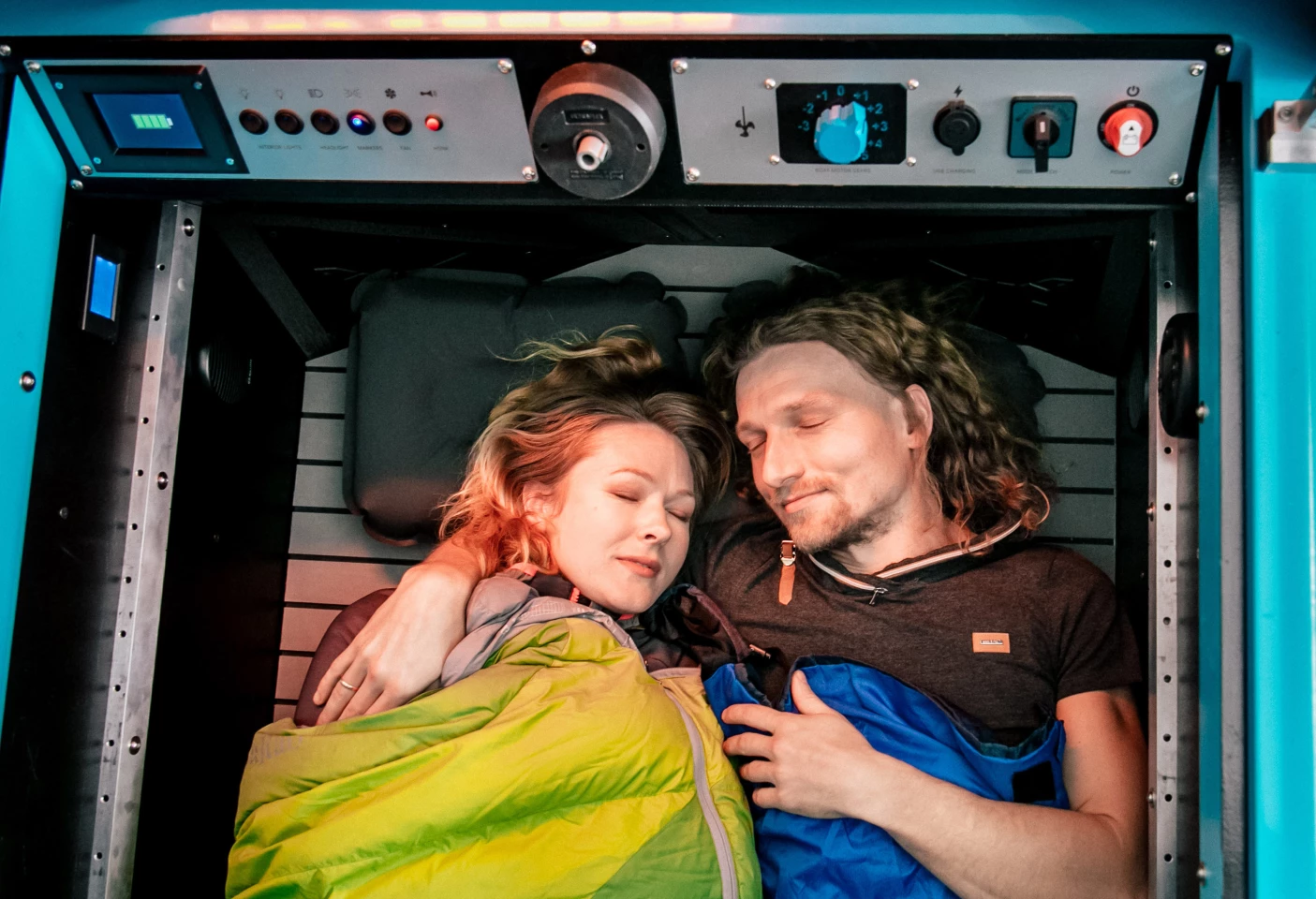 The Z-Triton 2.0's interior is very cosy and will sleep up to two adults sleeps two