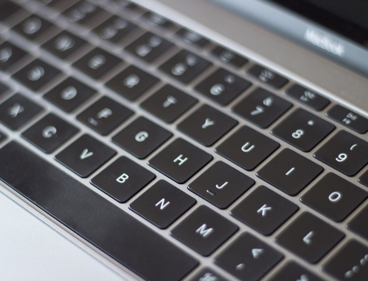 The new MacBook's keyboard (Photo: Will Shanklin/Gizmag.com)