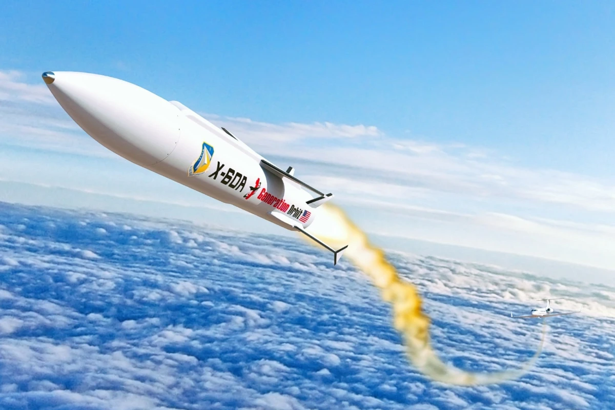 Artist's concept of the X-60A in flight