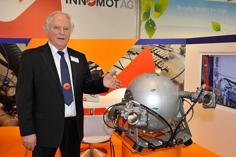 Dr Huttlin and the Kugel motor production prototype