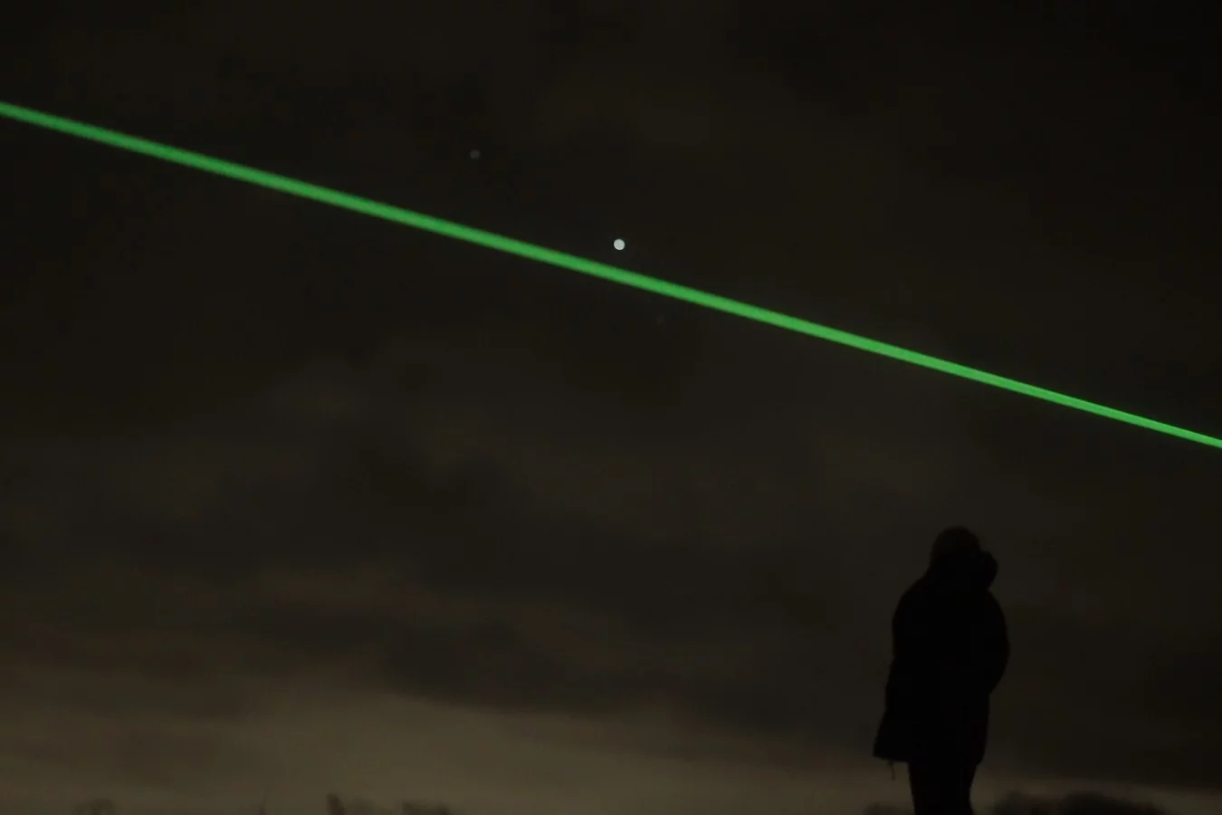 Windlicht creates a "dance of bright lines" above the landscape