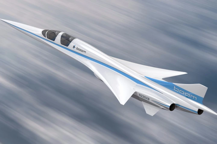 Artist's concept of the Boom XB-1 prototype demonstrator