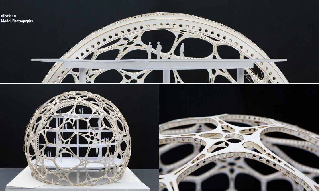 Models of the spheres (Image: NBBJ)