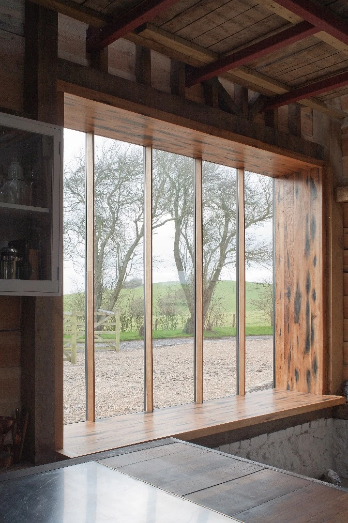 The home has plenty of glazing to let in natural light