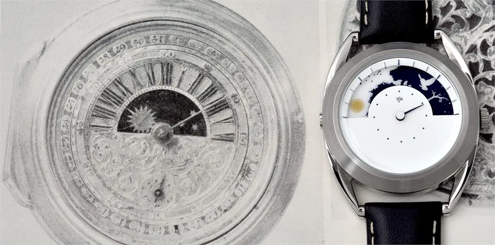 The limited edition Mr Jones Watches timepiece is inspired by a classic design first seen in the 17th century