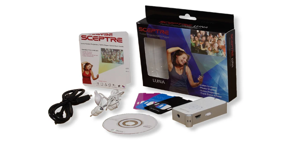 Luna projector/MP3 player