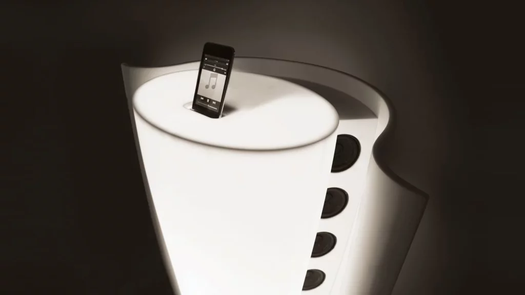 The Horn iPod speaker dock