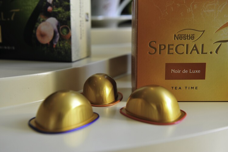 The Special.T aluminum capsules are claimed to come from the top 1% of the world's tea