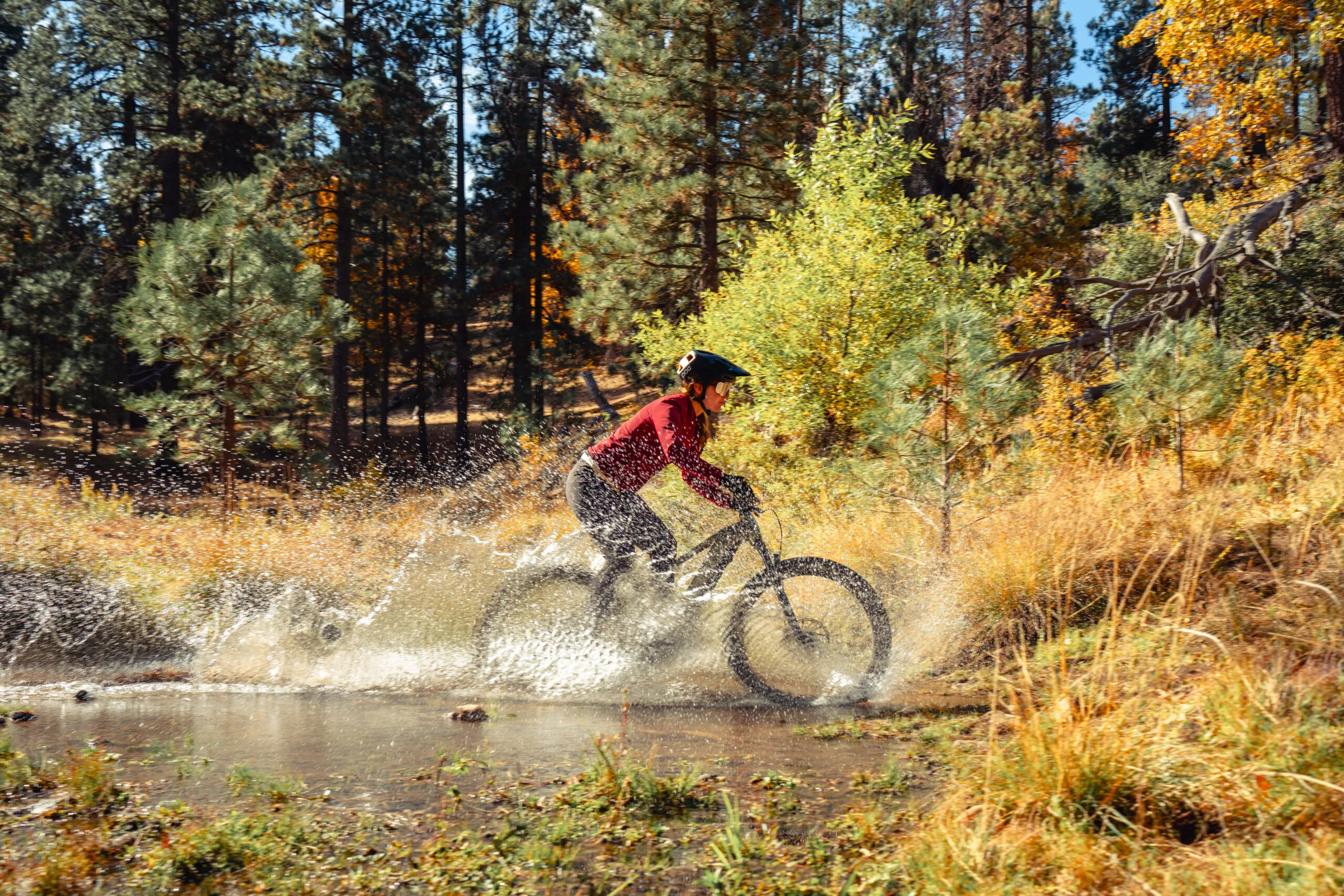 The A100 mid-drive motor is IP67-rated for "complete protection against dust and immersion in 3 feet of water for up to 30 minutes"