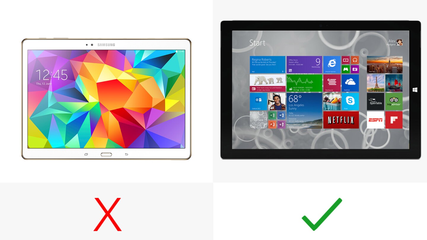 The Surface has one USB 3.0 port