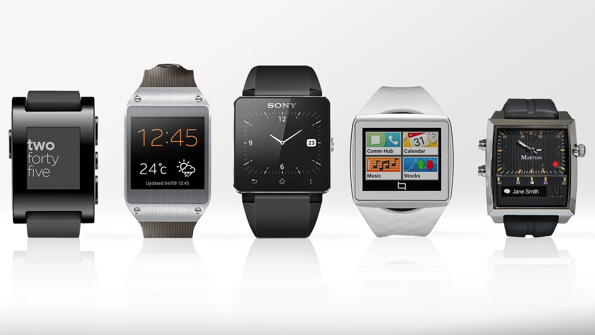Gizmag compares the biggest smartwatches of 2013