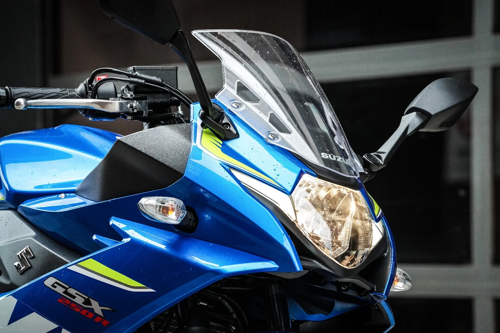 Suzuki GSX250R: headlight and front fairing look great
