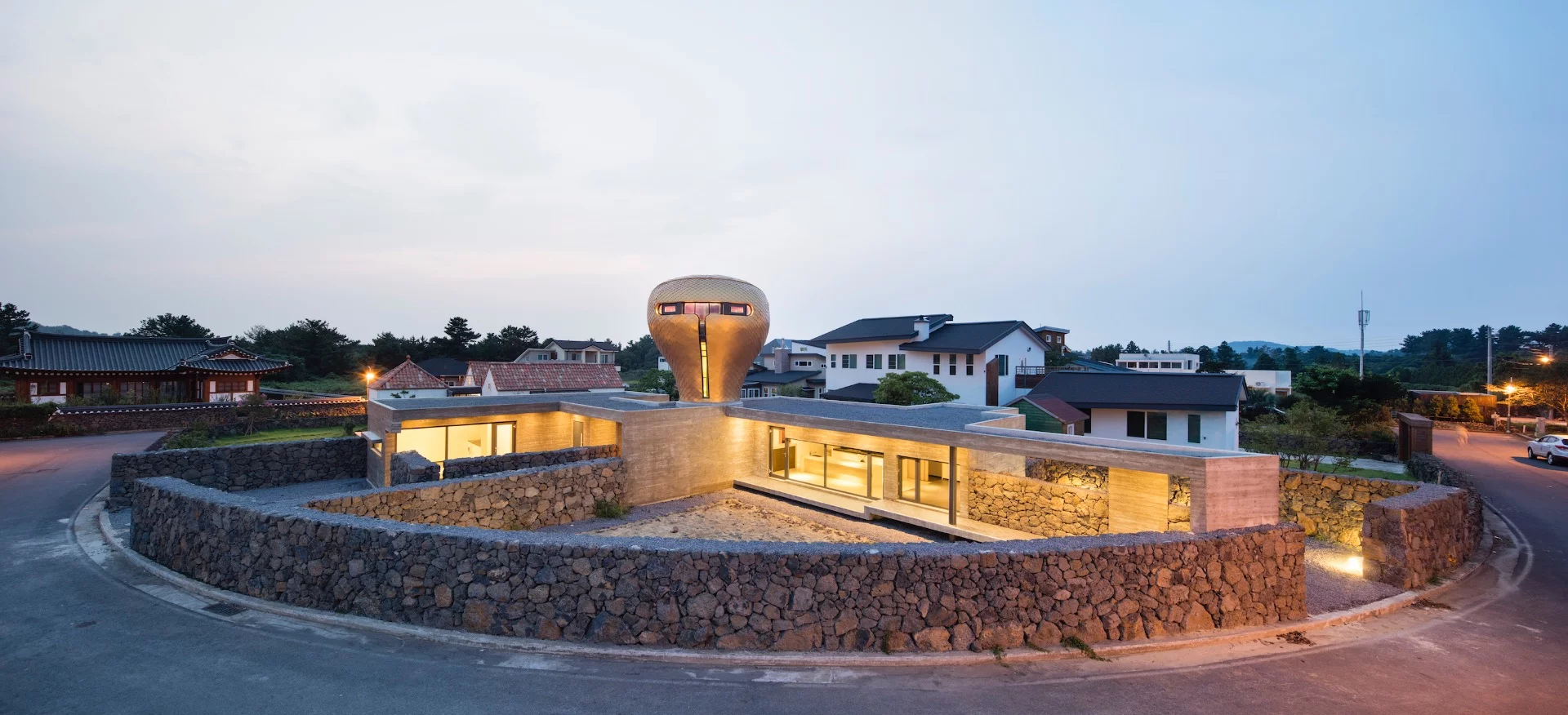 Wind House was constructed between July, 2014 to August, 2015