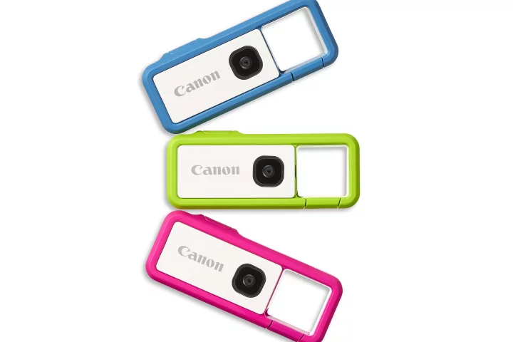 Canon's colorful Ivy Rec clippable Outdoor Camera goes on general sale later this month