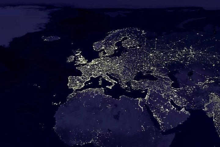 The Earth's lights from space (Image: NASA)