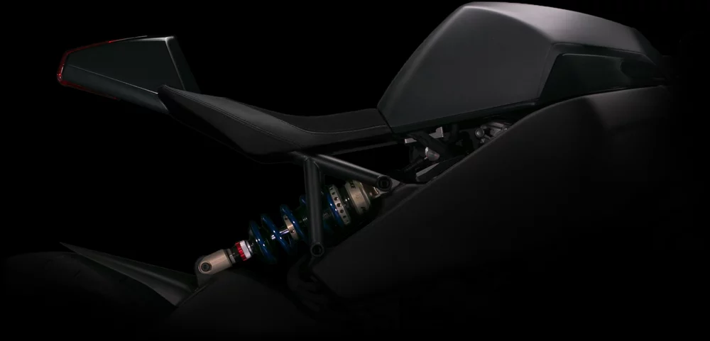 The Ronin's custom subframe and tailpiece