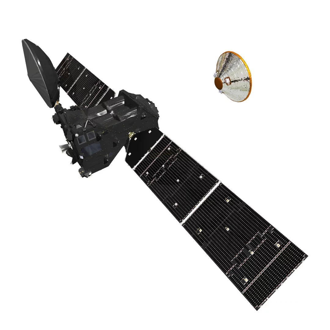 Artist's impression of the ExoMars 2016 Trace Gas Orbiter and Schiaparelli