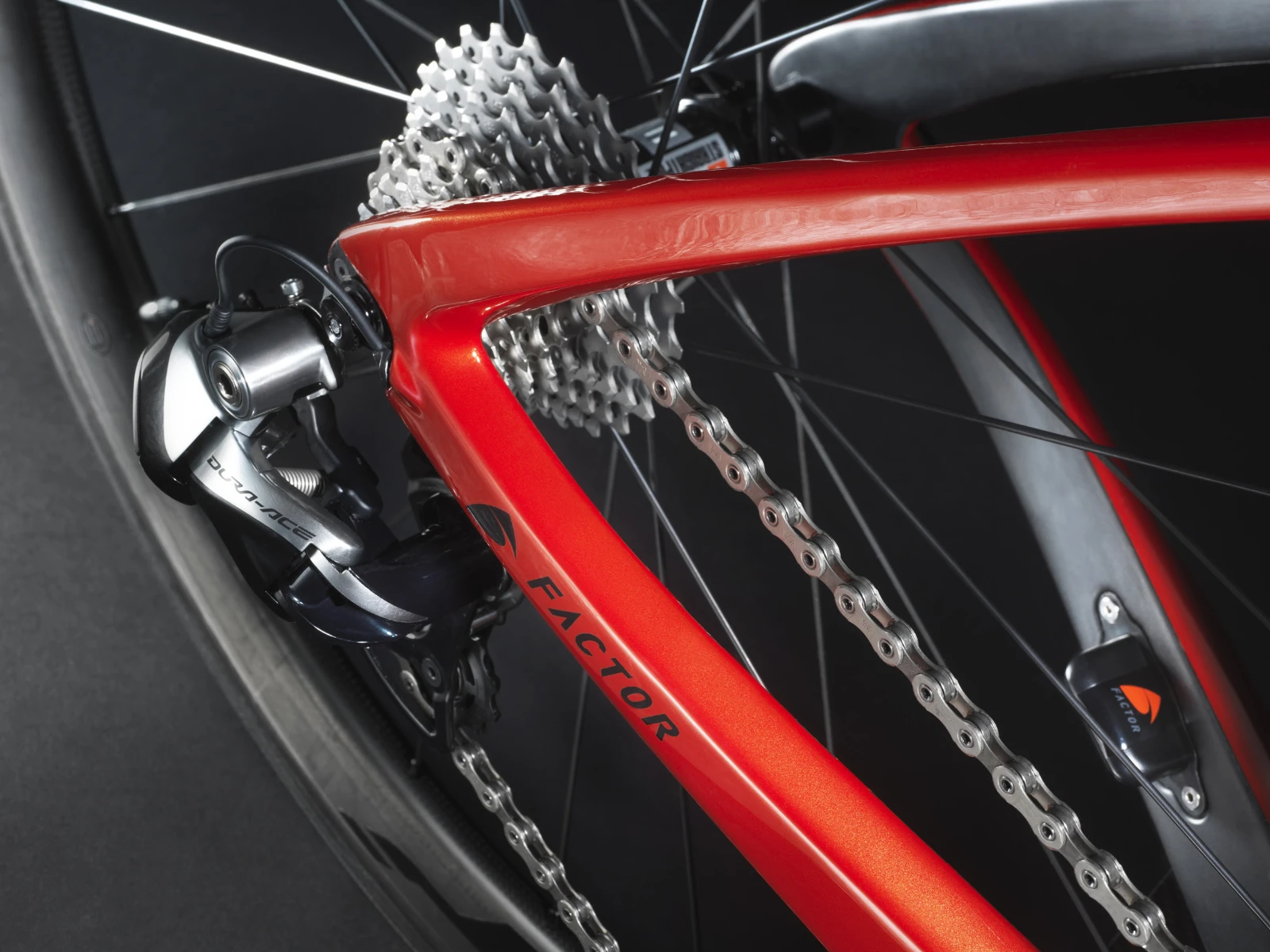 Brakes are located in aerodynamically efficient locations