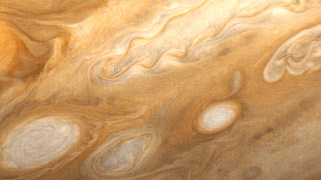 NASA's Goddard Space Flight Center Voyager 1’s shots of Jupiter taken in early 1979
