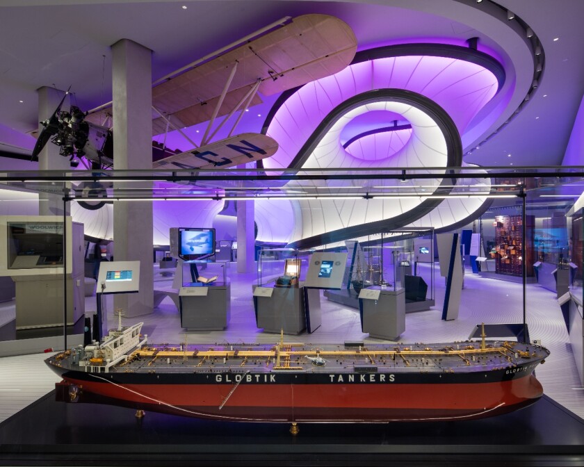 The Winton Gallery contains over 100 pieces from the London Science Museum's voluminous science, technology, mathematics, and engineering collections
