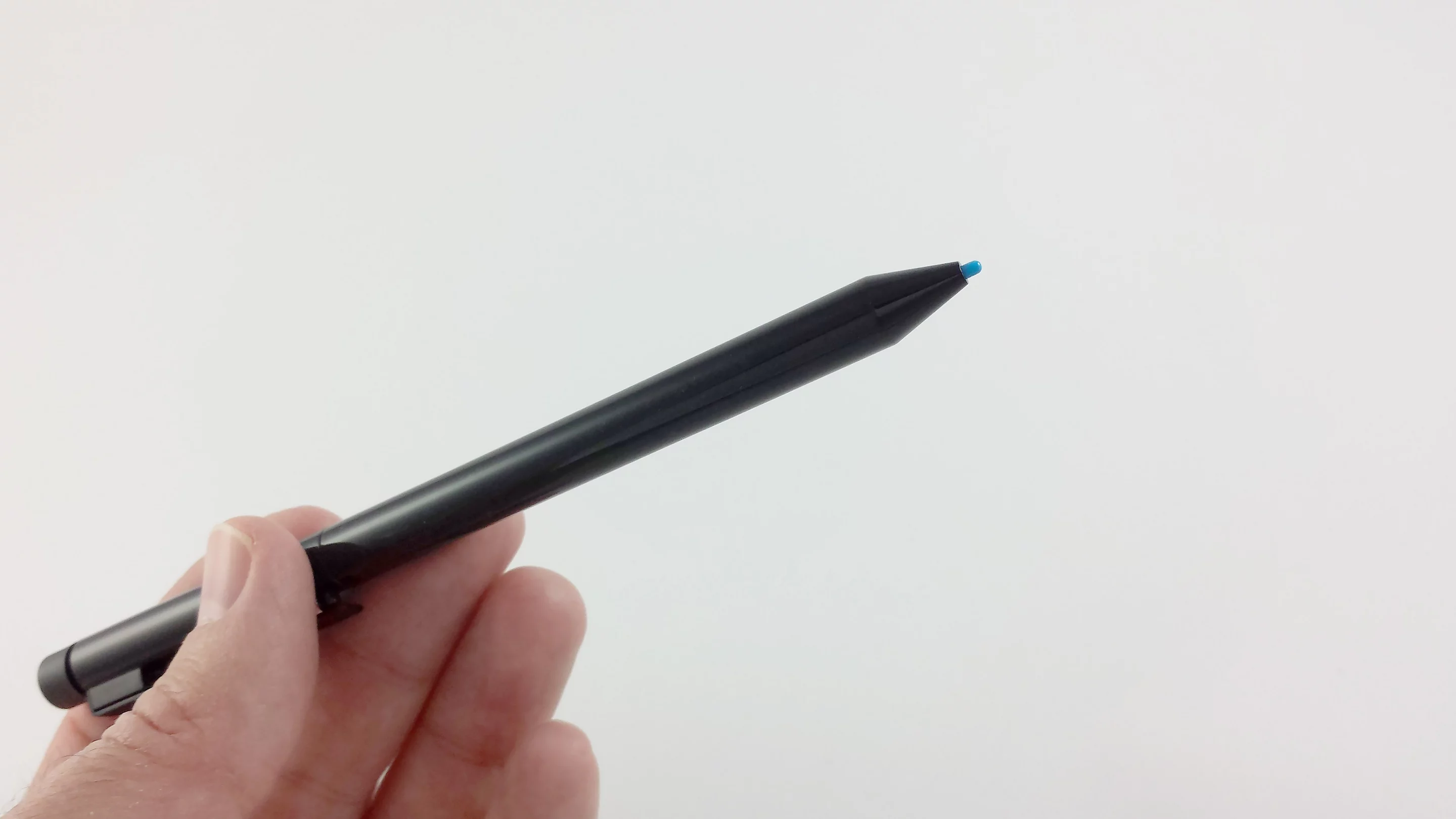 The stylus allows for pressure sensitivity, though not all apps are cooperative