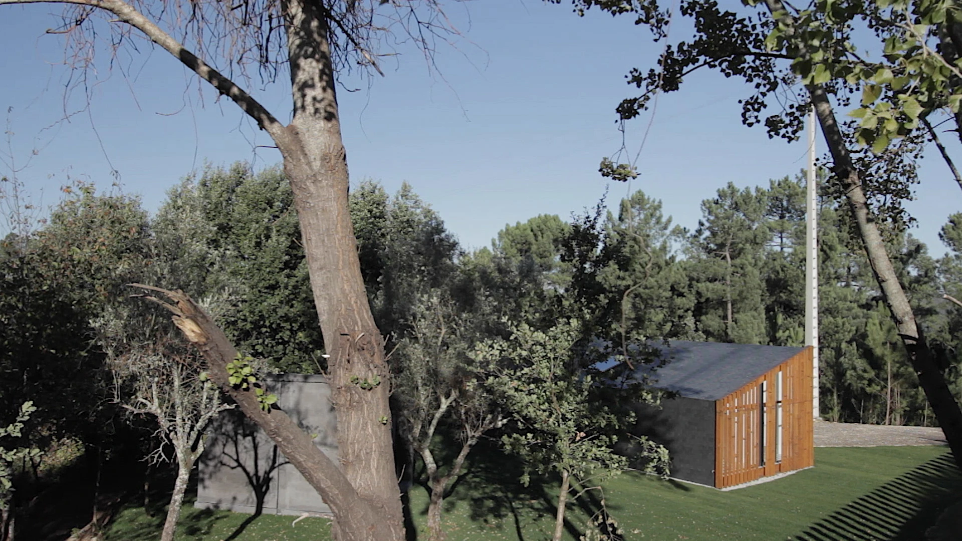 The Gomos home can blend into its landscape