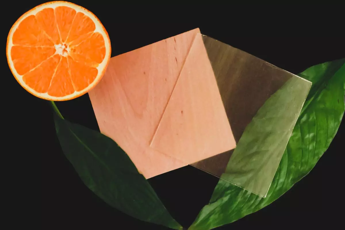 Scientists have used a monomer made from a component in citrus fruit peels called limonene to produce entirely sustainable transparent wood