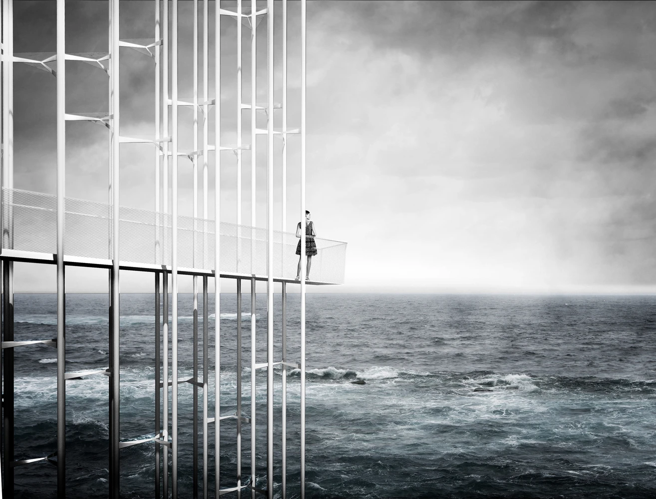 Concordia Landscape snagged first place honors with an abstract, deconstructed take on the lighthouse