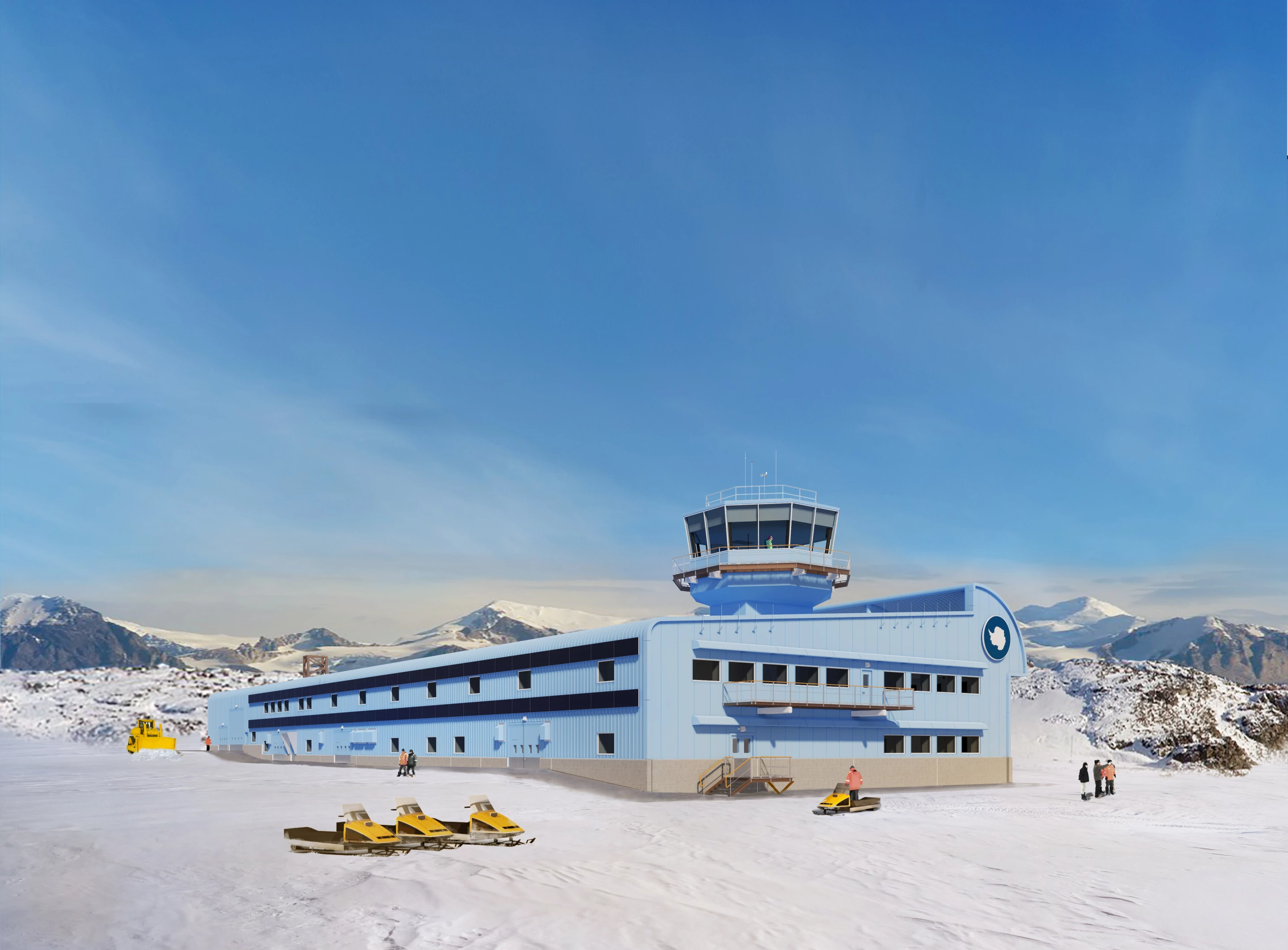 The Discovery Building will replace a series of buildings spread across the Rothera Research Station site which are deemed outdated or costly to maintain