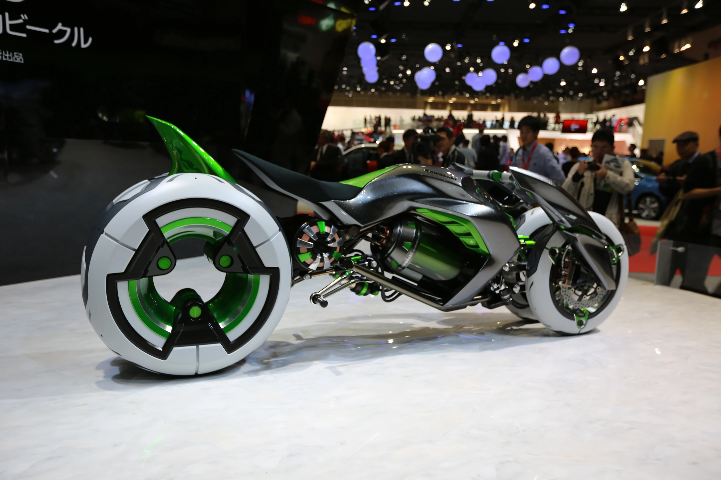 Kawasaki's J concept on show at the 2013 Tokyo Motor Show (Photo: Mike Hanlon /Gizmag.com)