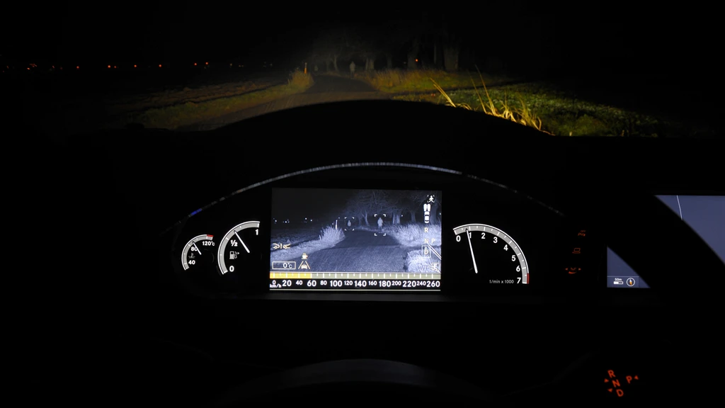 New spotlight function for Active Night View Assist Plus illuminates pedestrians