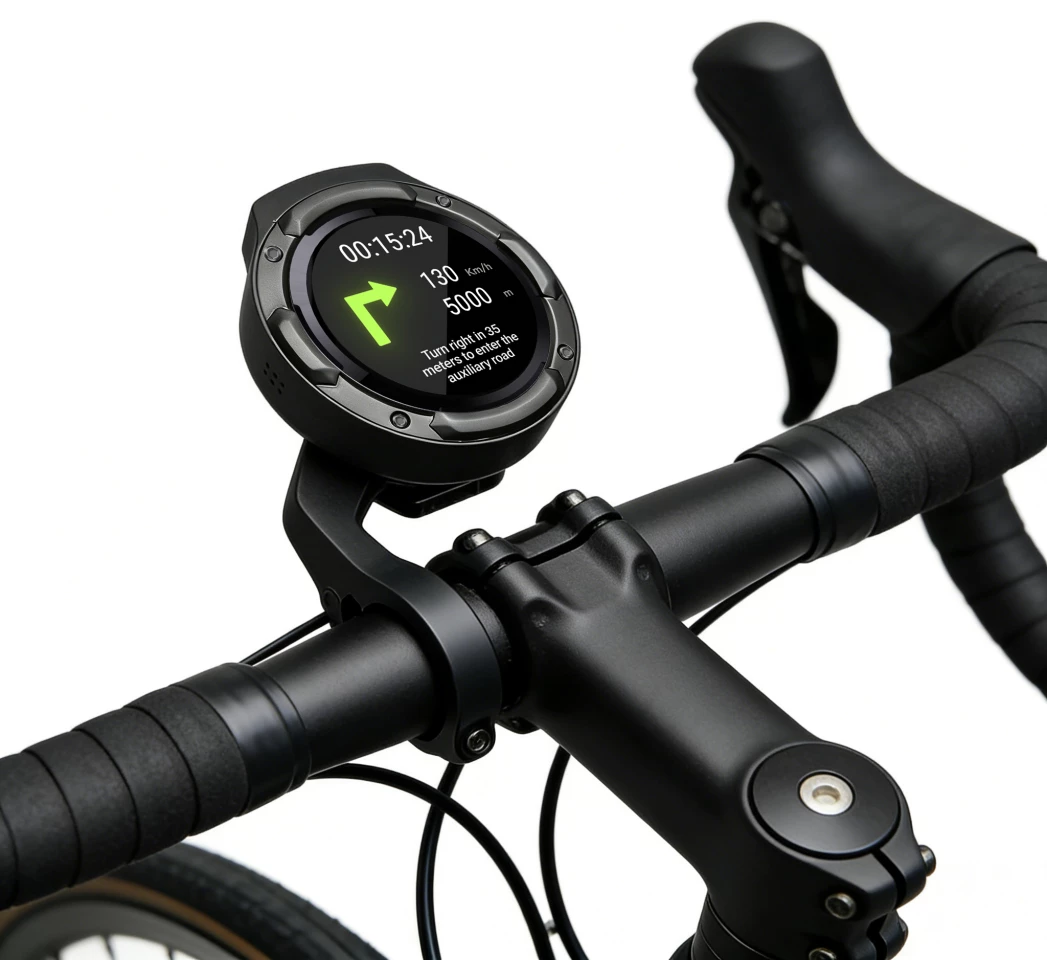 The RC10 is quickly removed from its bracket via a twist mount