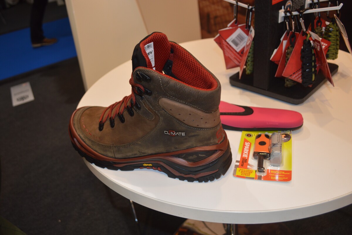 The Substratum boots include leather construction