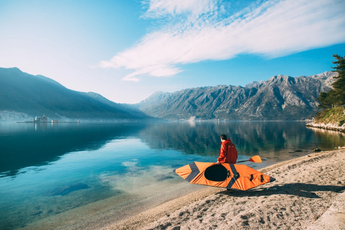 The Justin Case kayak, ready to hit the water