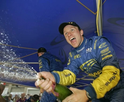 Petter Solberg, Subaru: It's incredible, I'm just so happy! I reckon this year will turn out to be one of the greatest battles we've ever seen in the WRC.