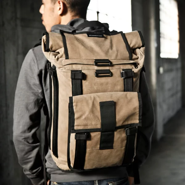 The backpack and add-on components come in your choice of three colors