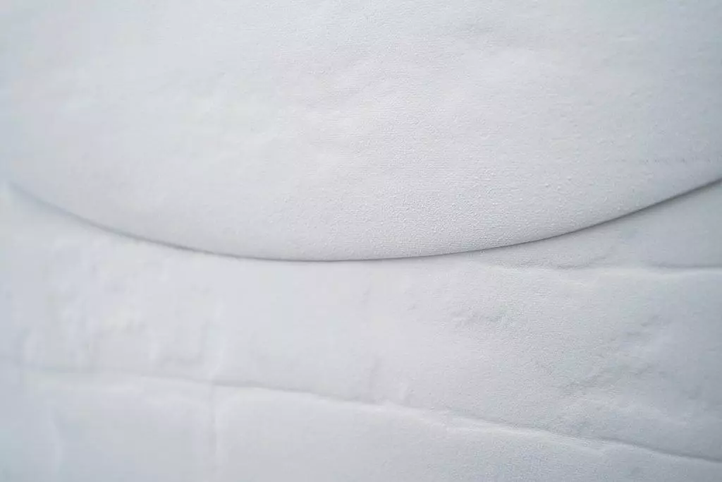 Camakuruma designers have used "2.5D printing" to give surfaces in the camper texture like a snowy igloo