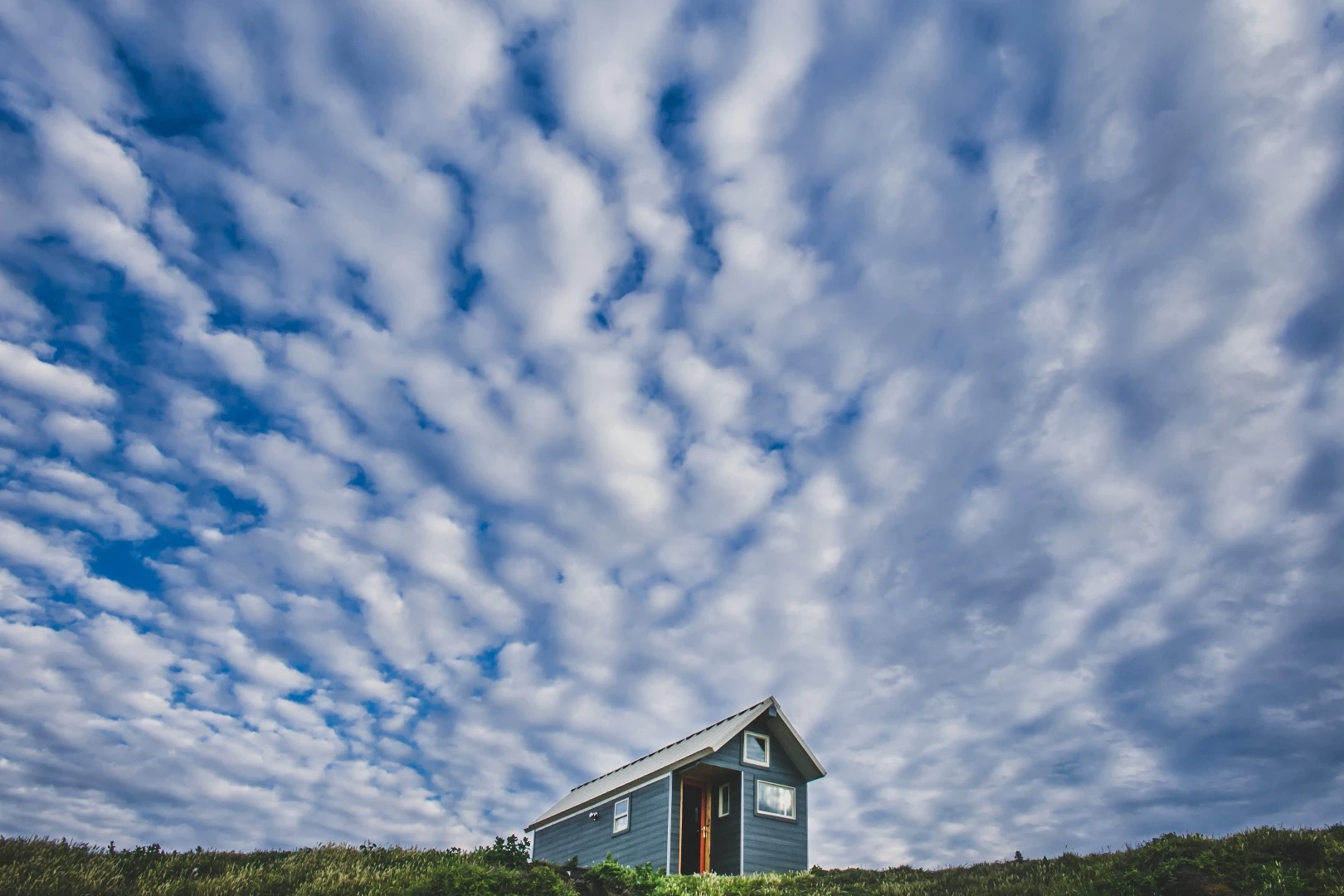 The Half/Half tiny house from afar