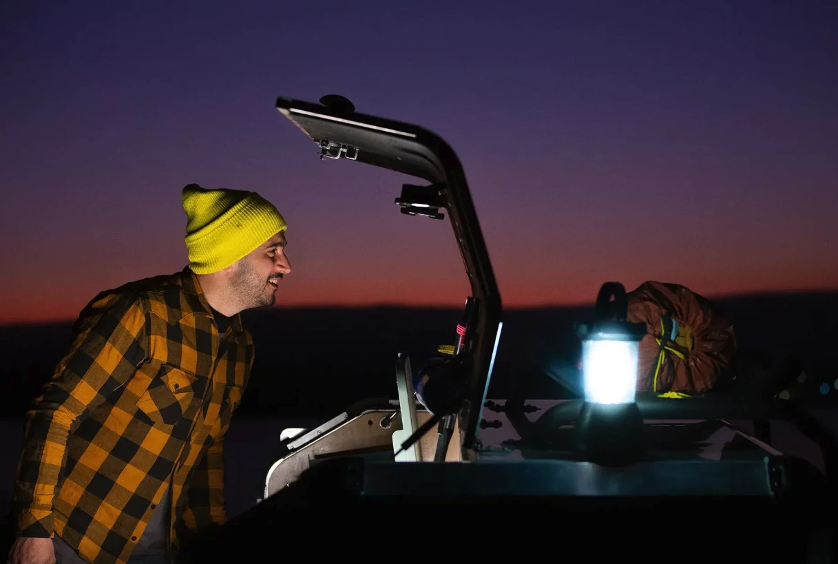 Sometimes starlit meals are the best meals