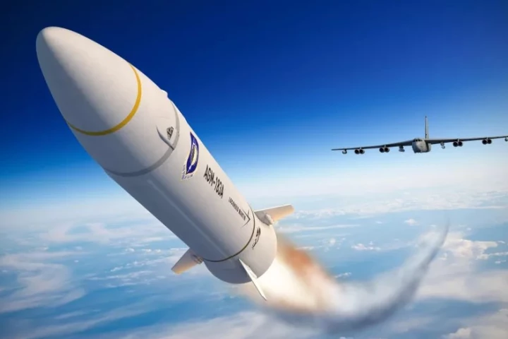Artist's concept of the ARRW missile