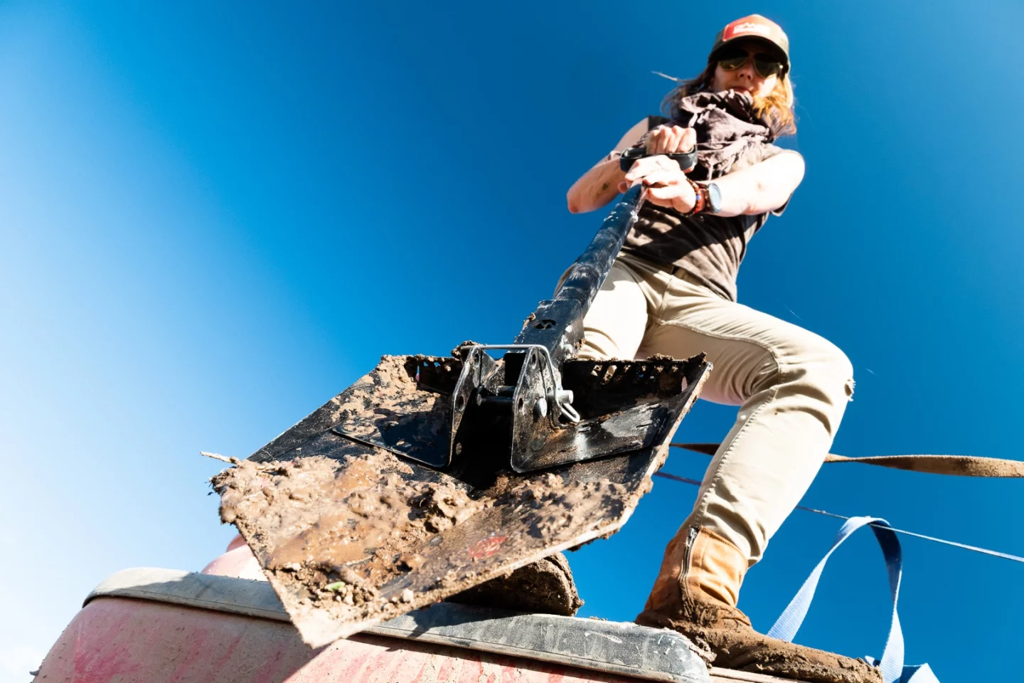 The business end of a dig