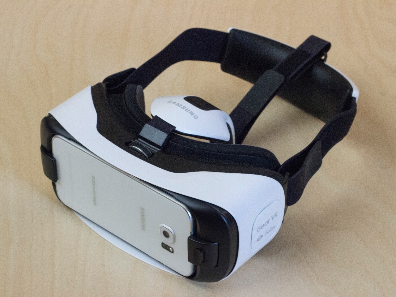 The Samsung Gear VR for GS6, which relies on a Galaxy S6 or Galaxy S6 edge