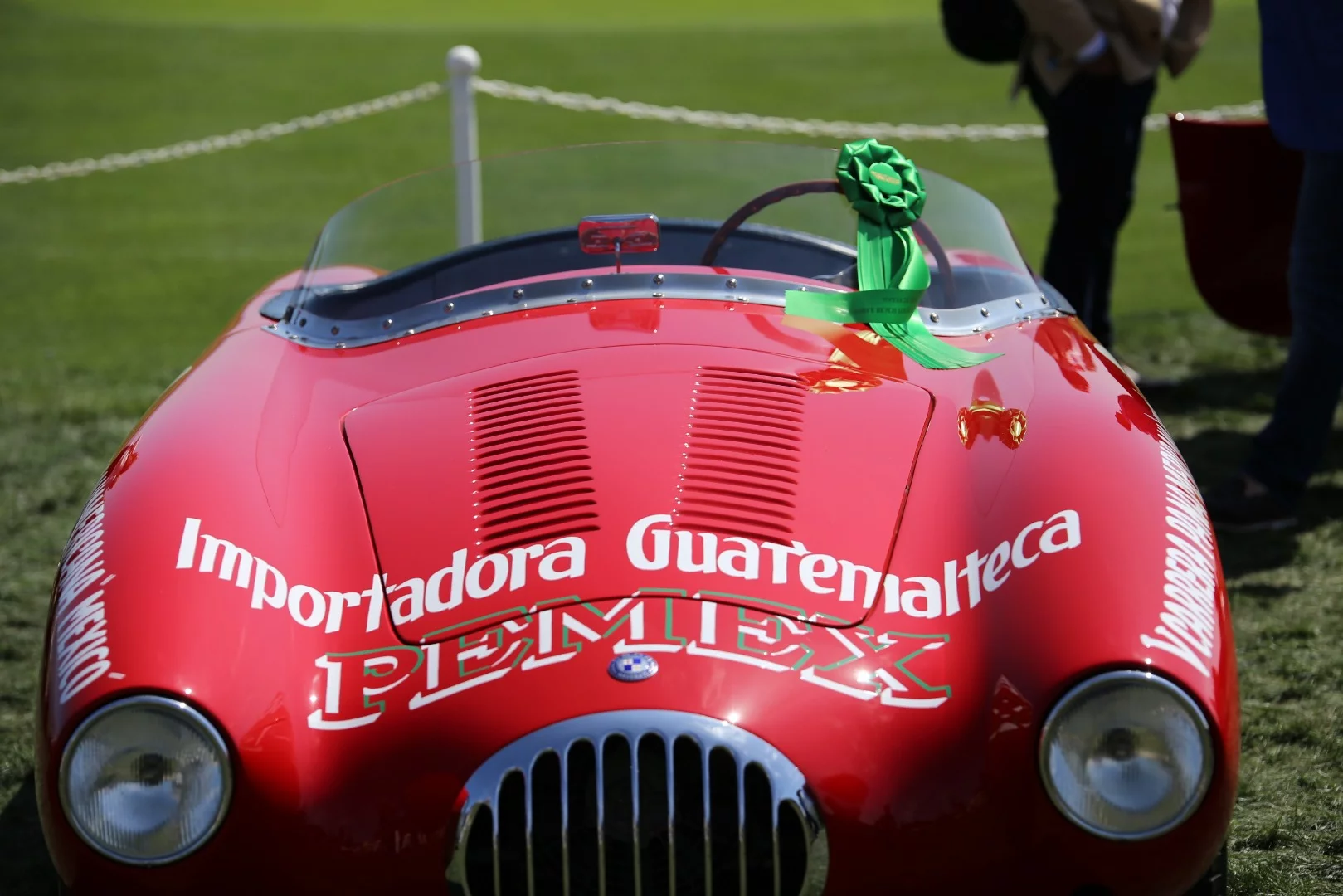 OSCA endurance racer on the lawn